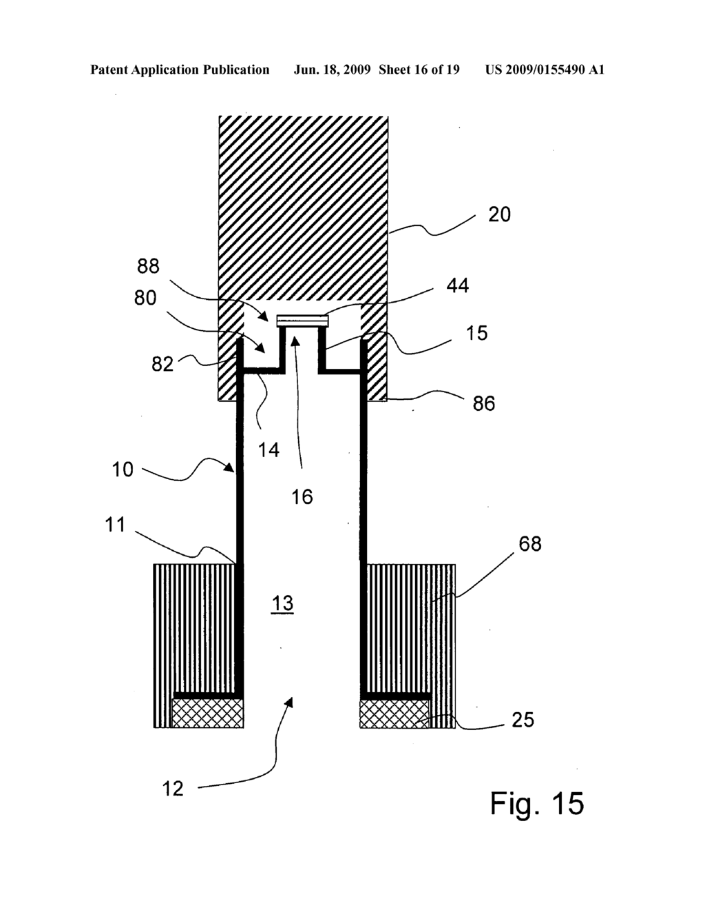 Method and device for the internal plasma treatment of hollow bodies - diagram, schematic, and image 17