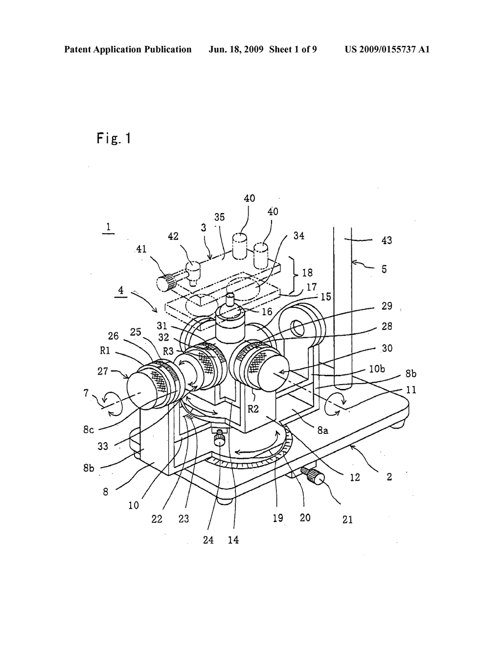 Dental surveyor apparatus for the denture designing - diagram, schematic, and image 02