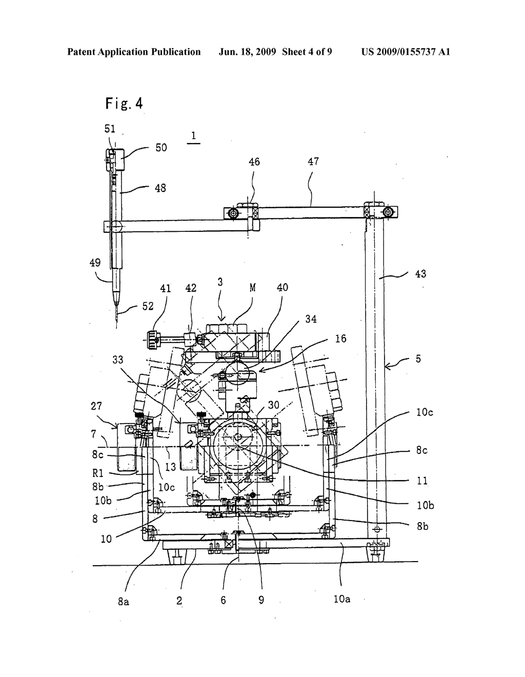 Dental surveyor apparatus for the denture designing - diagram, schematic, and image 05