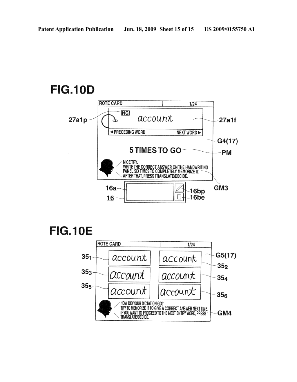 ELECTRONIC DICTIONARY DEVICE WITH A HANDWRITING INPUT FUNCTION - diagram, schematic, and image 16