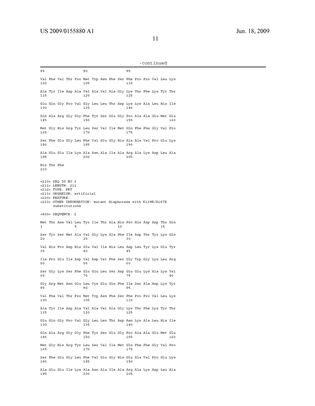 MUTANT PROTEIN HAVING DIAPHORASE ACTIVITY - diagram, schematic, and image 25