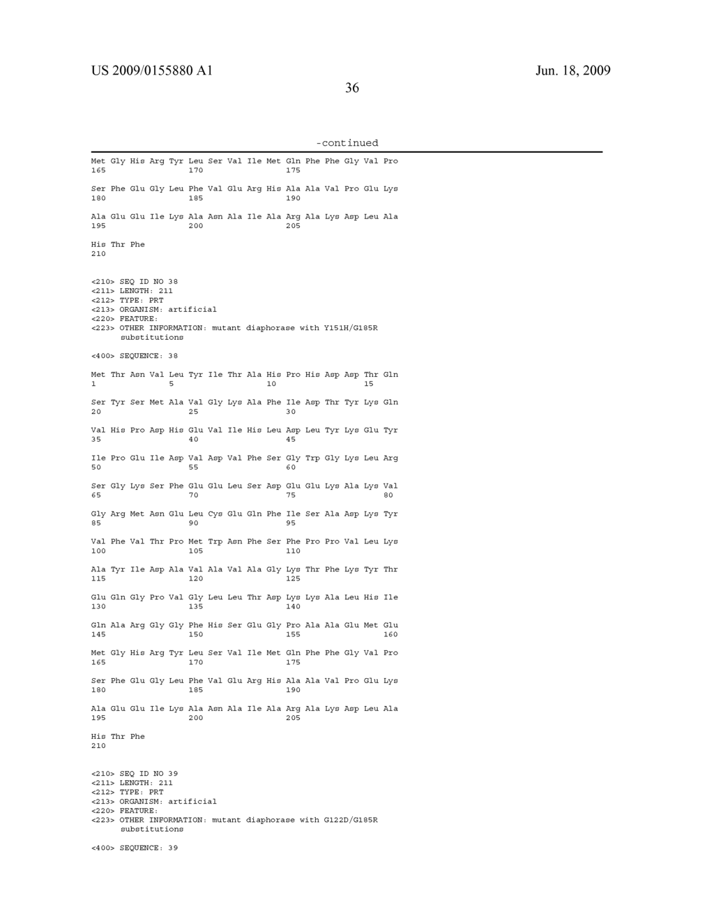 MUTANT PROTEIN HAVING DIAPHORASE ACTIVITY - diagram, schematic, and image 50