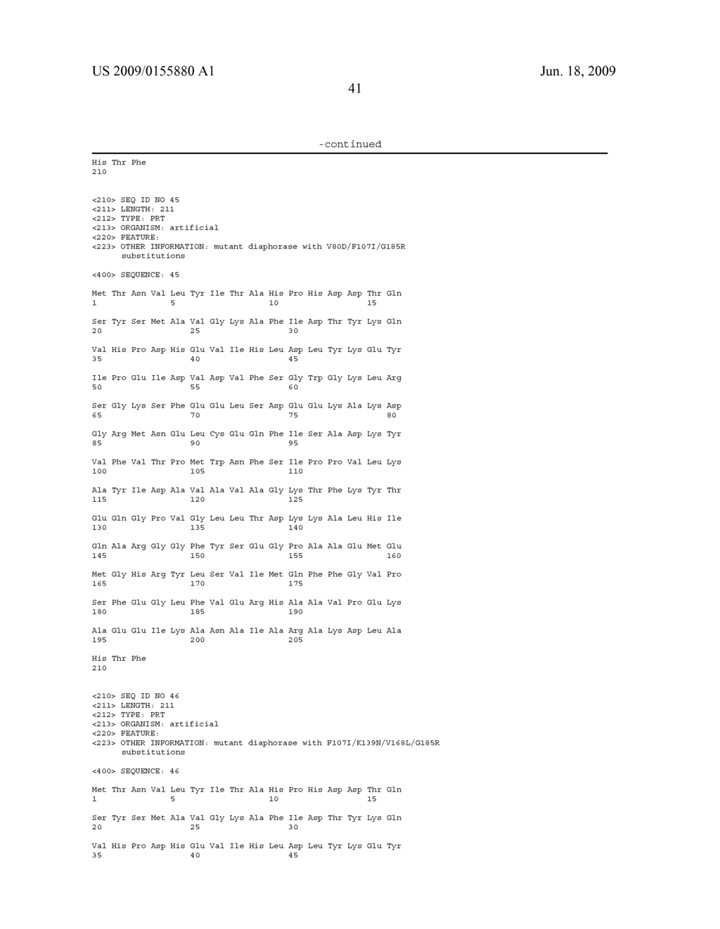 MUTANT PROTEIN HAVING DIAPHORASE ACTIVITY - diagram, schematic, and image 55