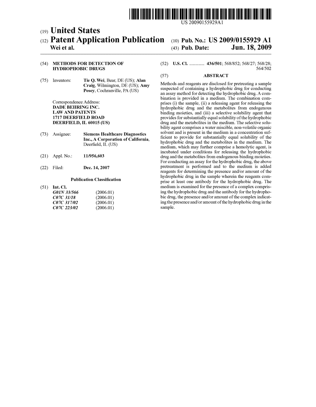 METHODS FOR DETECTION OF HYDROPHOBIC DRUGS - diagram, schematic, and image 01