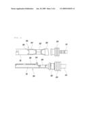 STRUCTURE OF POWER TERMINAL FOR ABS CONNECTOR diagram and image