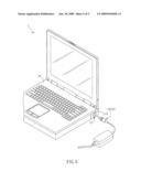 PORTABLE ELECTRONIC APPARATUS, POWER DETECTION JACK AND POWER DETECTION METHOD diagram and image