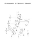 Pivoting hopper for particle blast apparatus diagram and image