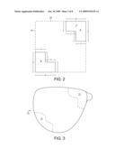 GOLF CLUB WITH OPTIMUM MOMENTS OF INERTIA IN THE VERTICAL AND HOSEL AXES diagram and image