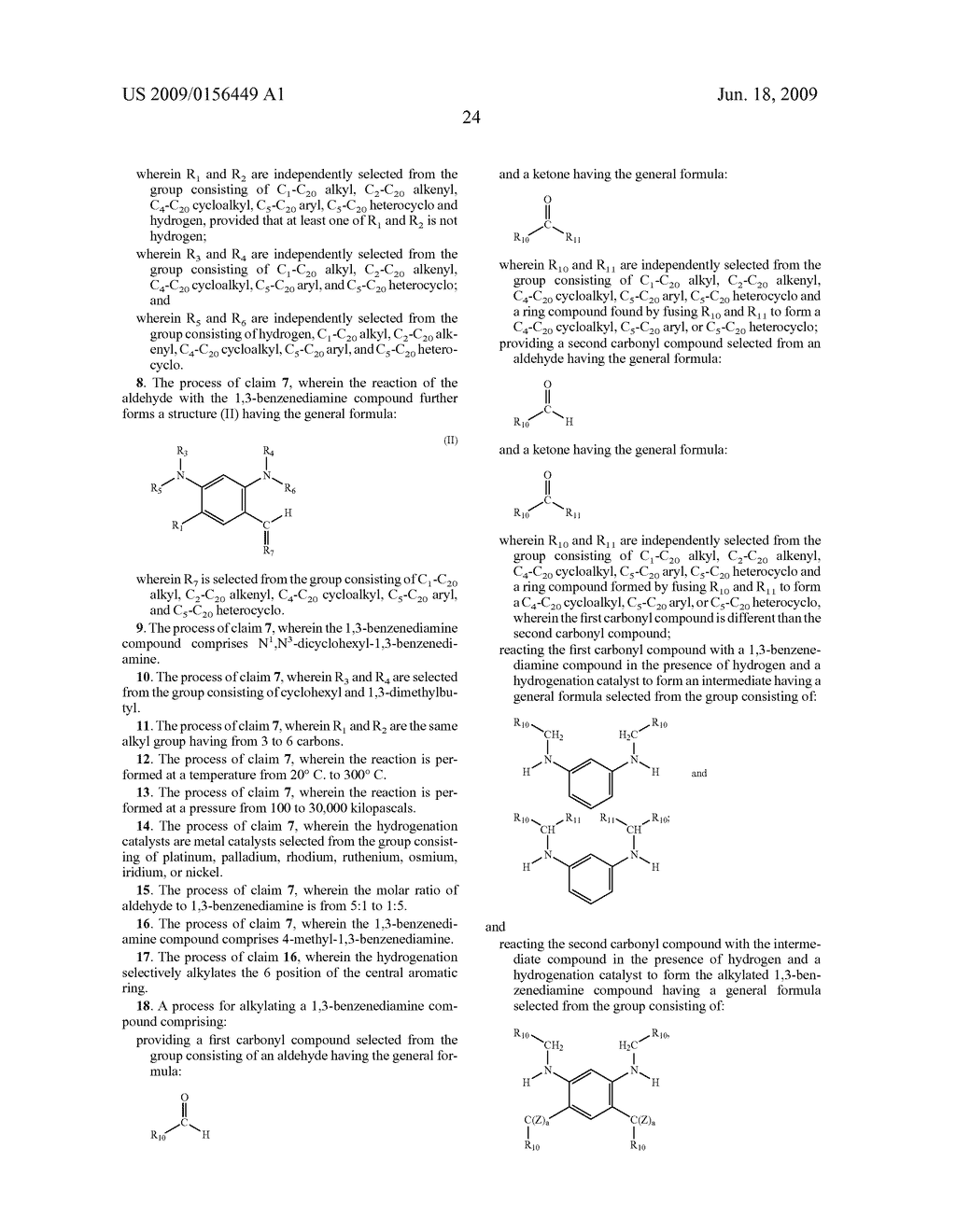 ALKYLATED 1,3-BENZENEDIAMINE COMPOUNDS AND METHODS FOR PRODUCING SAME - diagram, schematic, and image 25