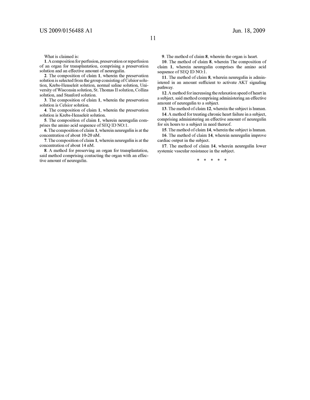 USE OF NEUREGULIN FOR ORGAN PRESERVATION - diagram, schematic, and image 16