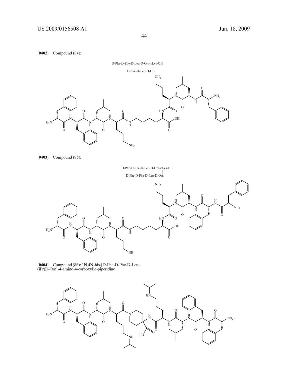 SYNTHETIC PEPTIDE AMIDES AND DIMERIC FORMS THEREOF - diagram, schematic, and image 61