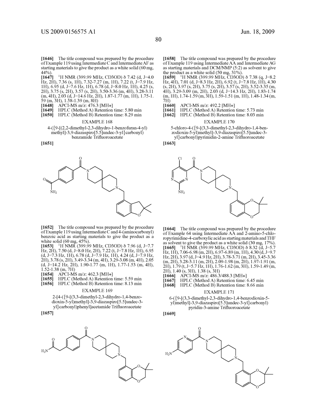 NOVEL DIAZASPIROALKANES AND THEIR USE FOR TREATMENT OF CCR8 MEDIATED DISEASES - diagram, schematic, and image 81