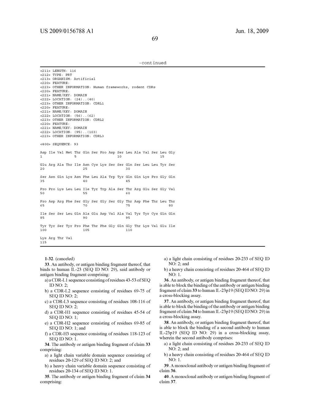 ENGINEERED ANTI-IL-23 ANTIBODIES - diagram, schematic, and image 76