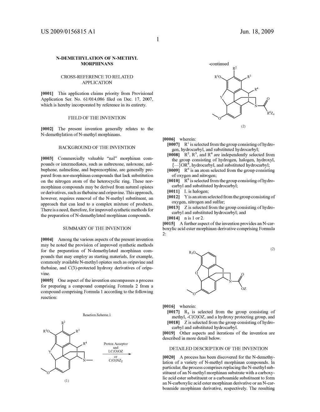 N-demethylation of N-methyl morphinans - diagram, schematic, and image 02