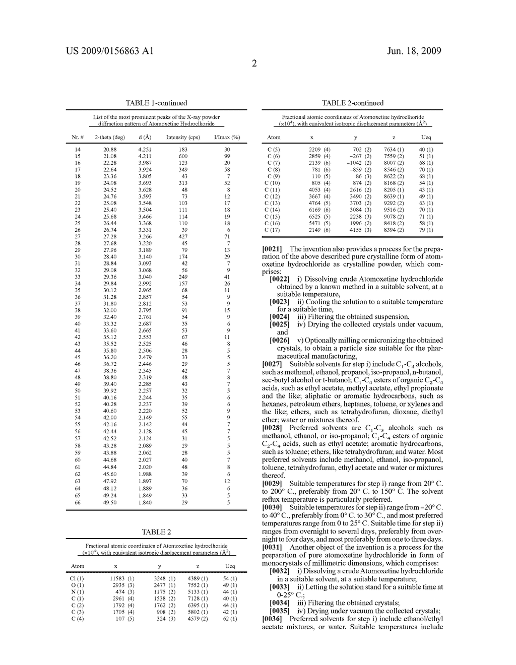 ATOMOXETINE HYDROCHLORIDE PURE CRYSTALLINE FORM - diagram, schematic, and image 08