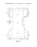 Absorbent Article Having A Functional and Partially Encircling Waistband diagram and image