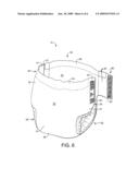 Absorbent Article Having A Functional and Partially Encircling Waistband diagram and image