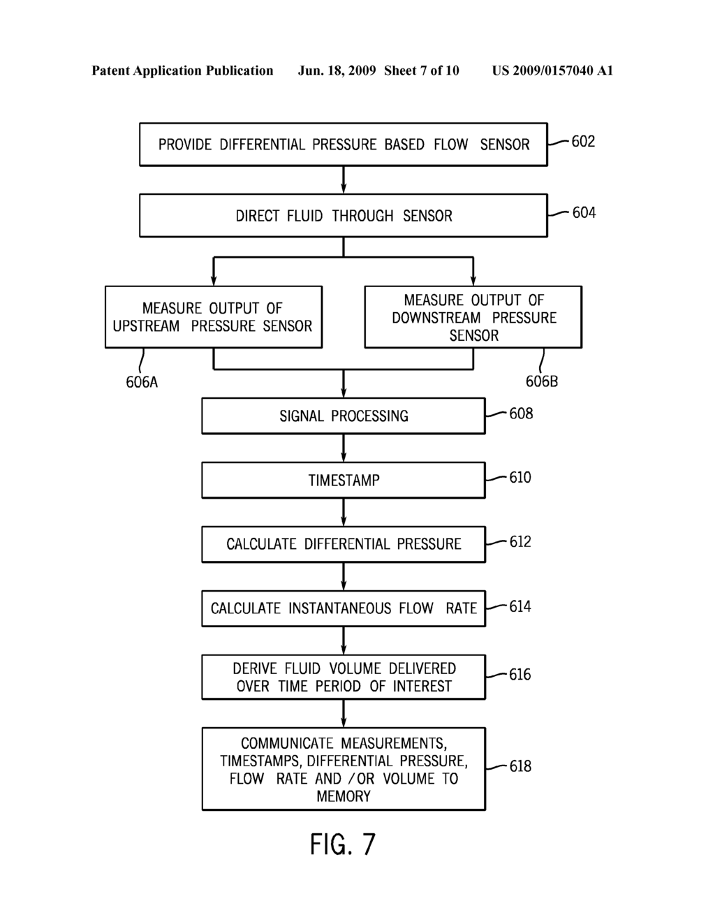 DIFFERENTIAL PRESSURE BASED FLOW SENSOR ASSEMBLY FOR MEDICATION DELIVERY MONITORING AND METHOD OF USING THE SAME - diagram, schematic, and image 08