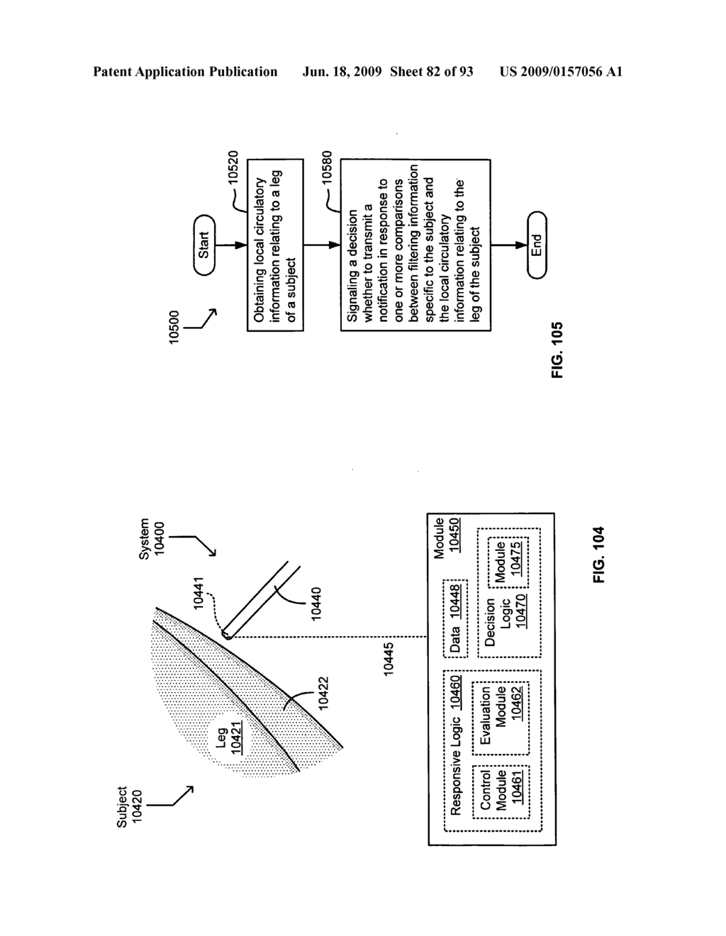 Circulatory monitoring systems and methods - diagram, schematic, and image 83