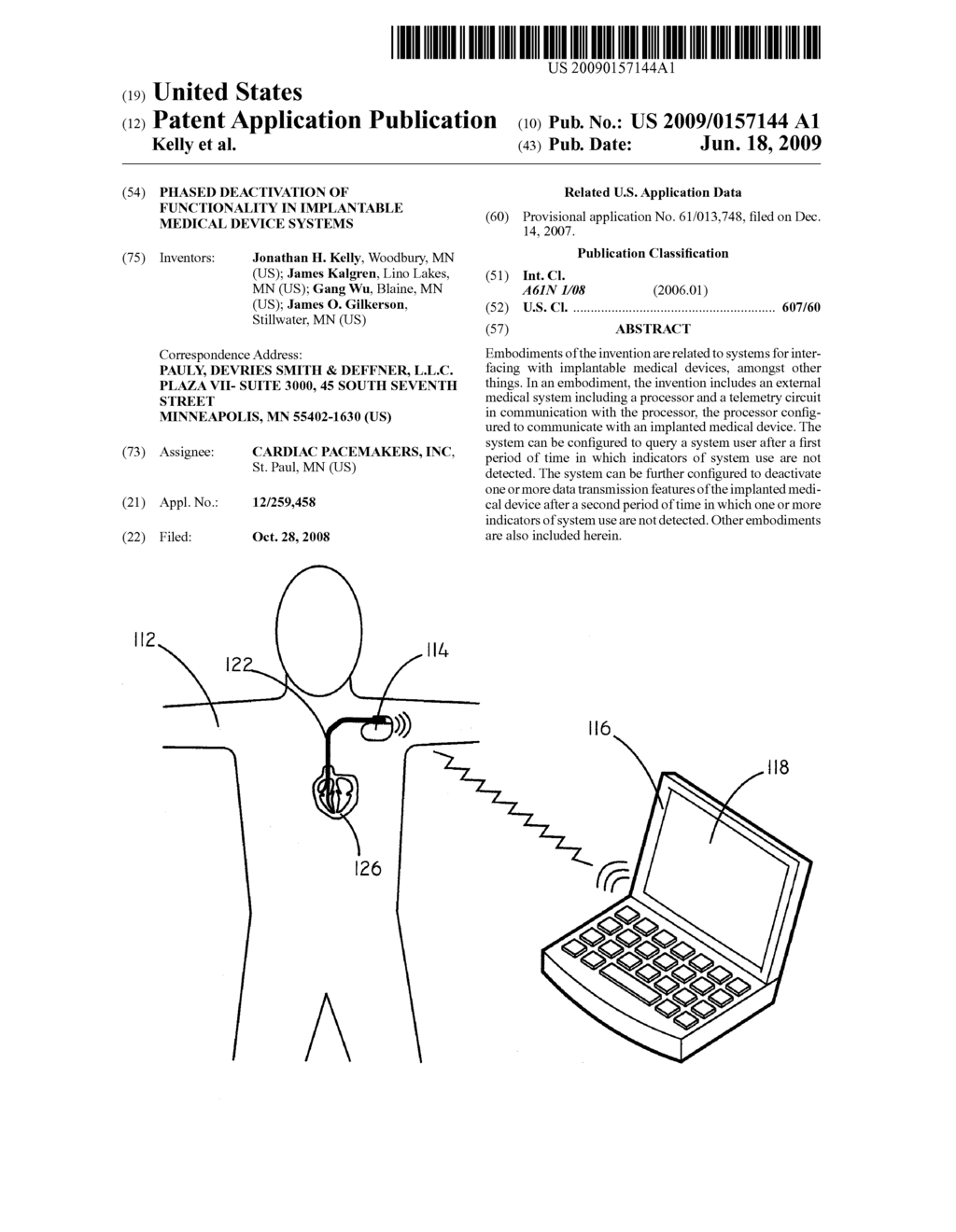 Phased Deactivation of Functionality in Implantable Medical Device Systems - diagram, schematic, and image 01