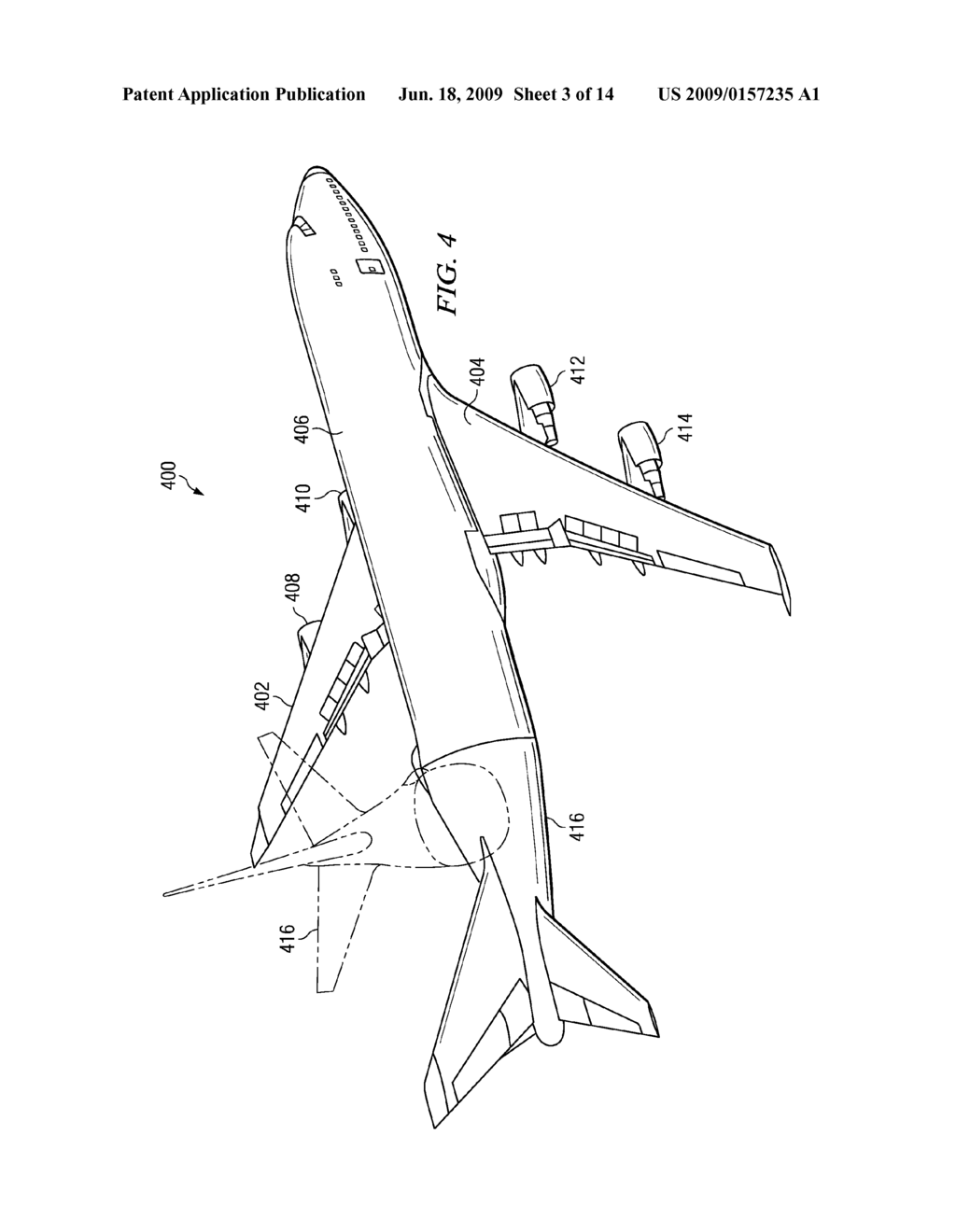 METHOD AND APPARATUS FOR MOVING A SWING TAIL CARGO DOOR ON AN AIRCRAFT - diagram, schematic, and image 04