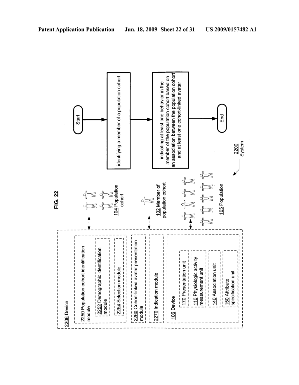 Methods and systems for indicating behavior in a population cohort - diagram, schematic, and image 23