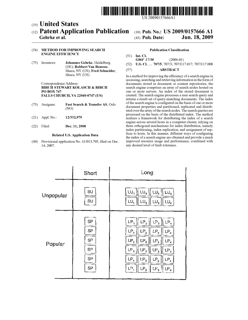 METHOD FOR IMPROVING SEARCH ENGINE EFFICIENCY - diagram, schematic, and image 01