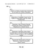 Reputation of an Author of Online Content diagram and image