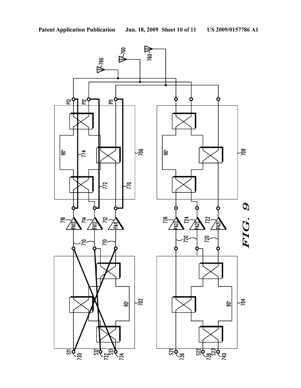 METHOD AND APPARATUS FOR A FAIL SAFE FOURIER TRANSFORM MATRIX - diagram, schematic, and image 11