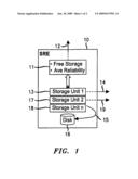 Reliable storage of data in a distributed storage system diagram and image