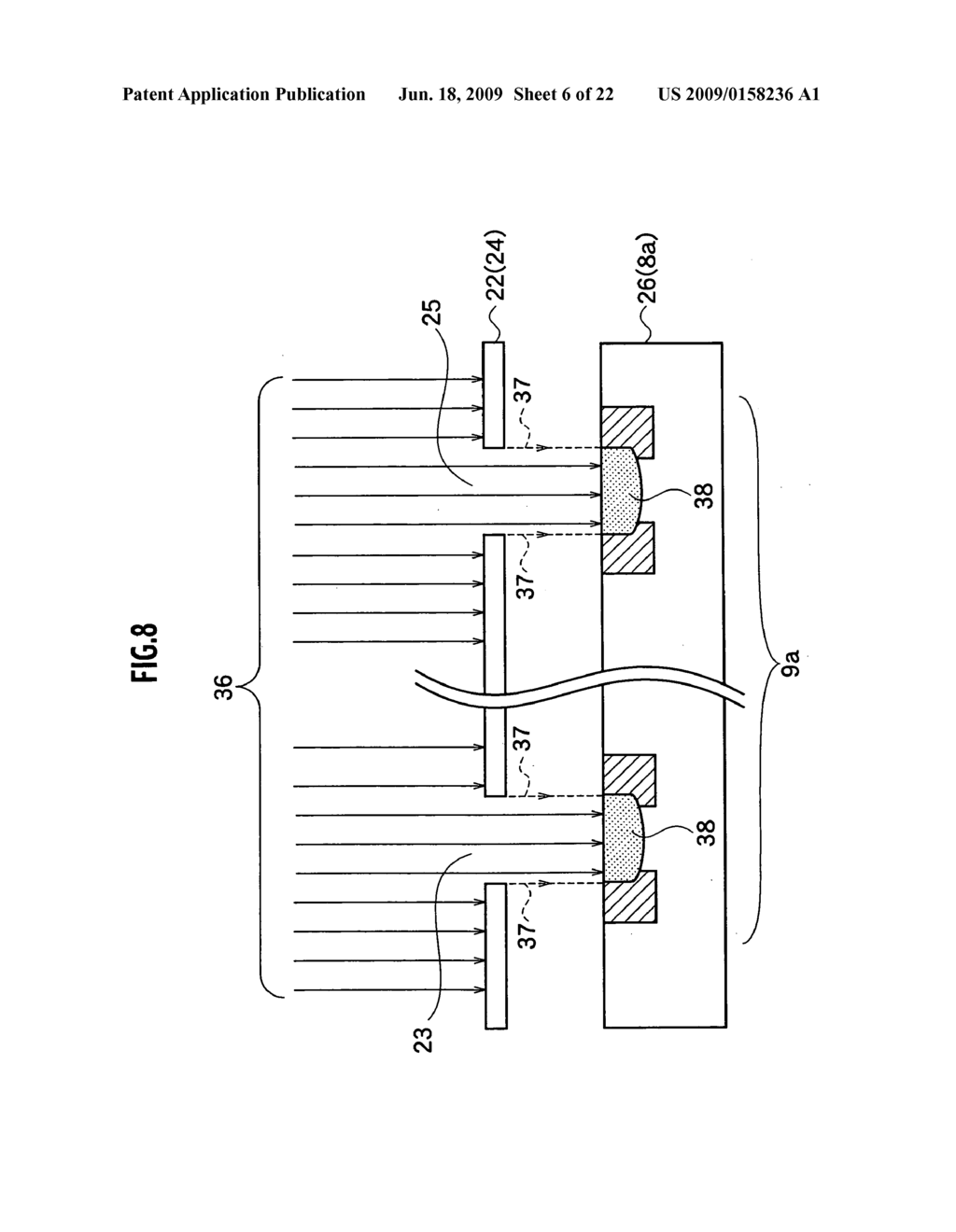 Semiconductor device fabrication method and fabrication apparatus using a stencil mask - diagram, schematic, and image 07