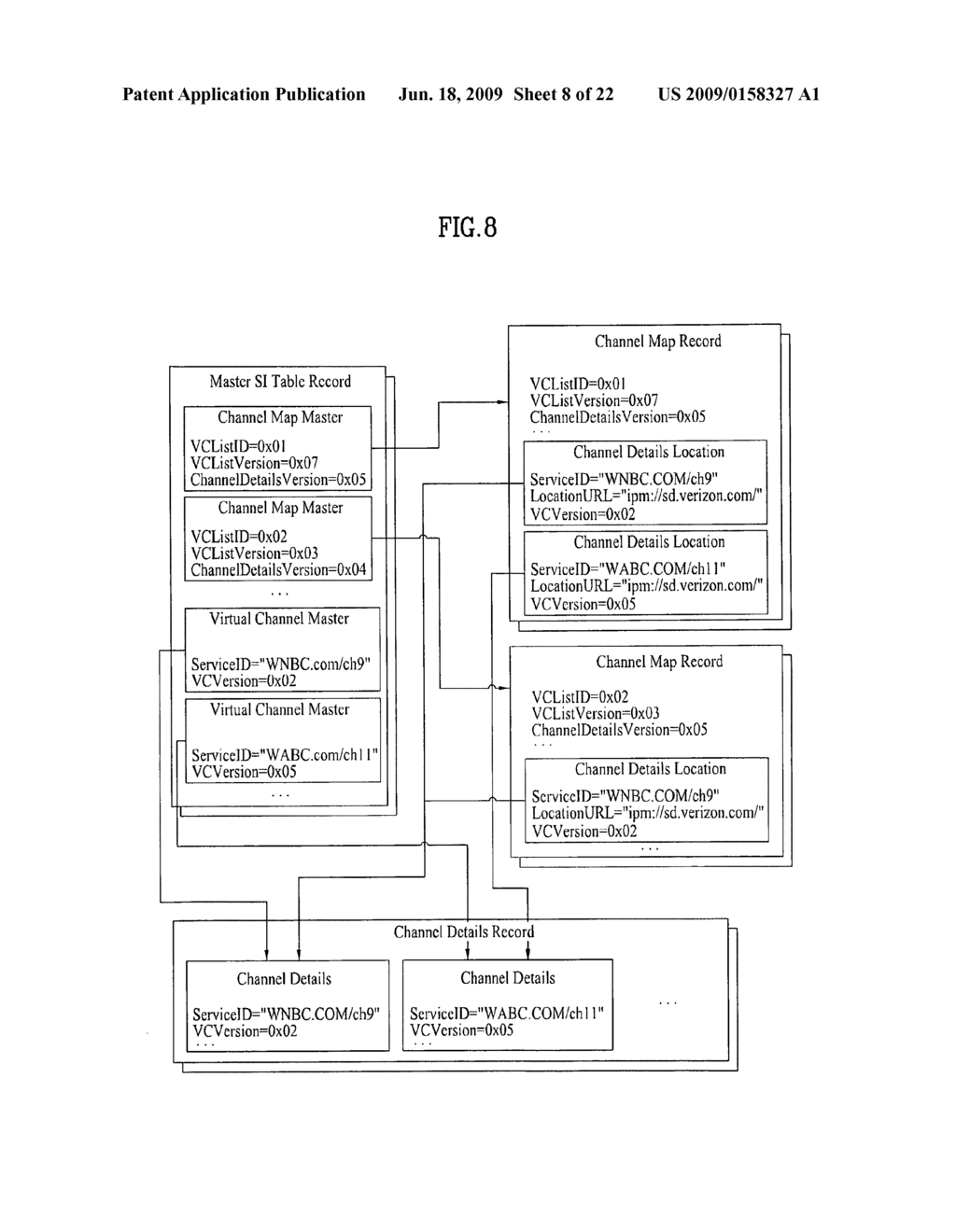 IPTV receiver and method of providing channel map information - diagram, schematic, and image 09