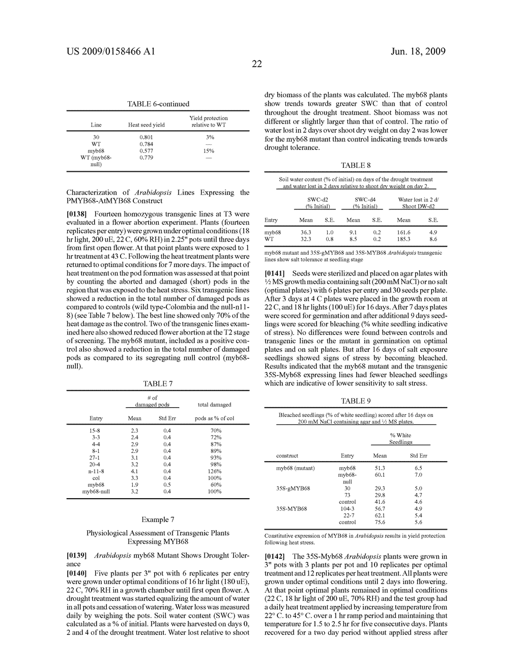 Plants having increased tolerance to heat stress - diagram, schematic, and image 23