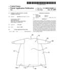 Surgical gown having a fluid guiding channel diagram and image