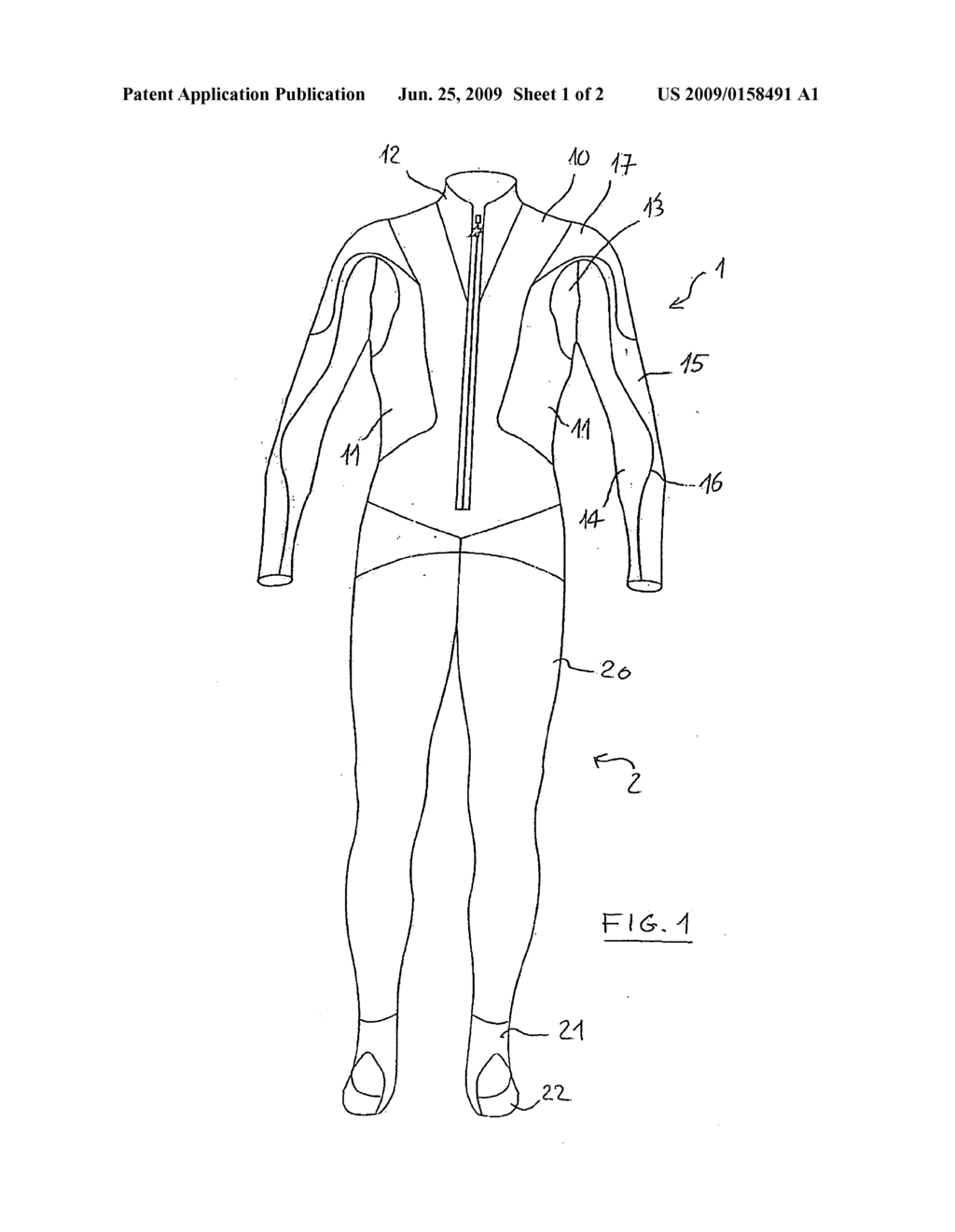 Sports Suit for Cycling - diagram, schematic, and image 02