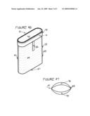 Cuff for storing object around wrist diagram and image