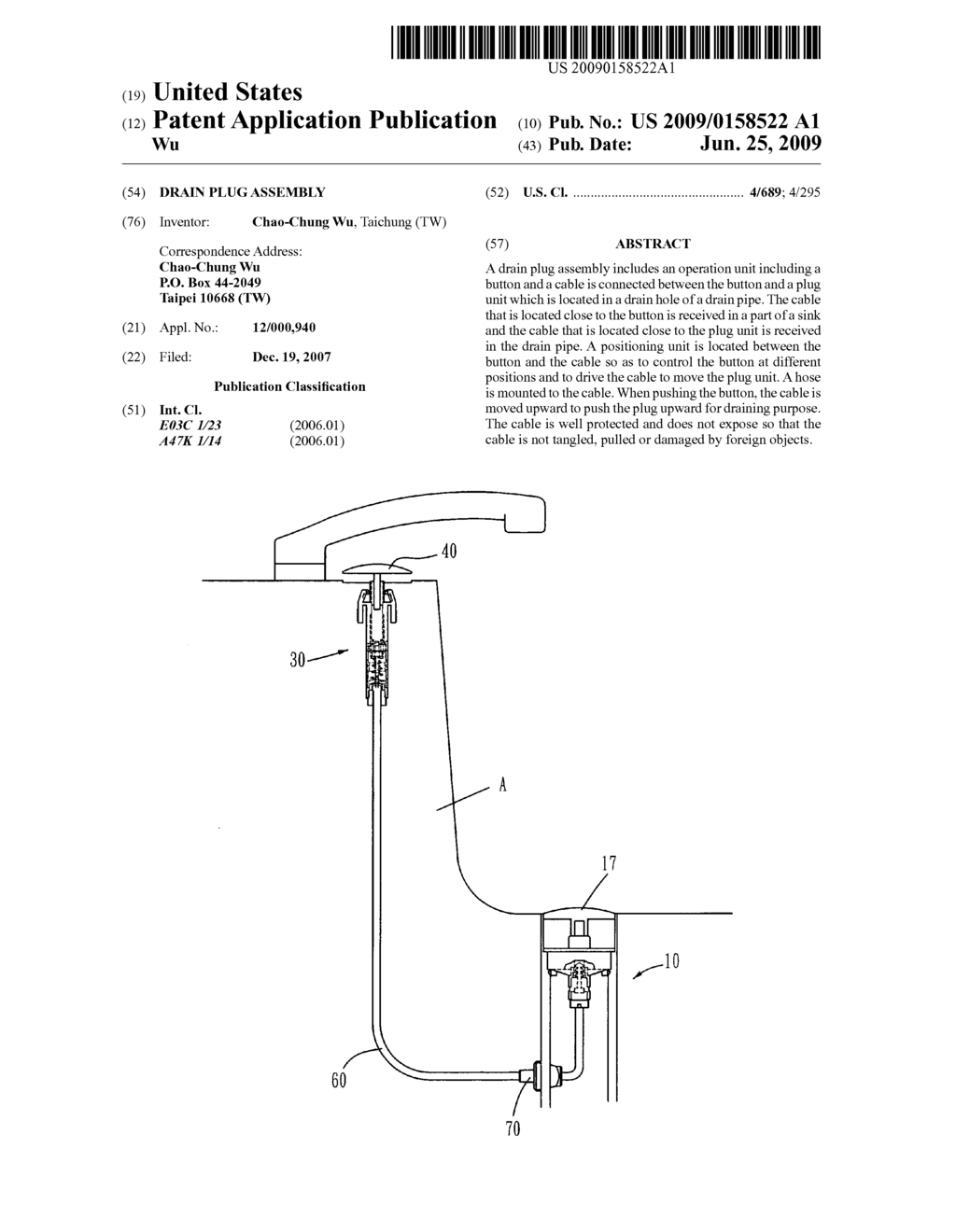 Drain plug assembly - diagram, schematic, and image 01