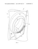 FLOW ENHANCING AIR DUCT AND GRILL FOR LAUNDRY DRYER diagram and image