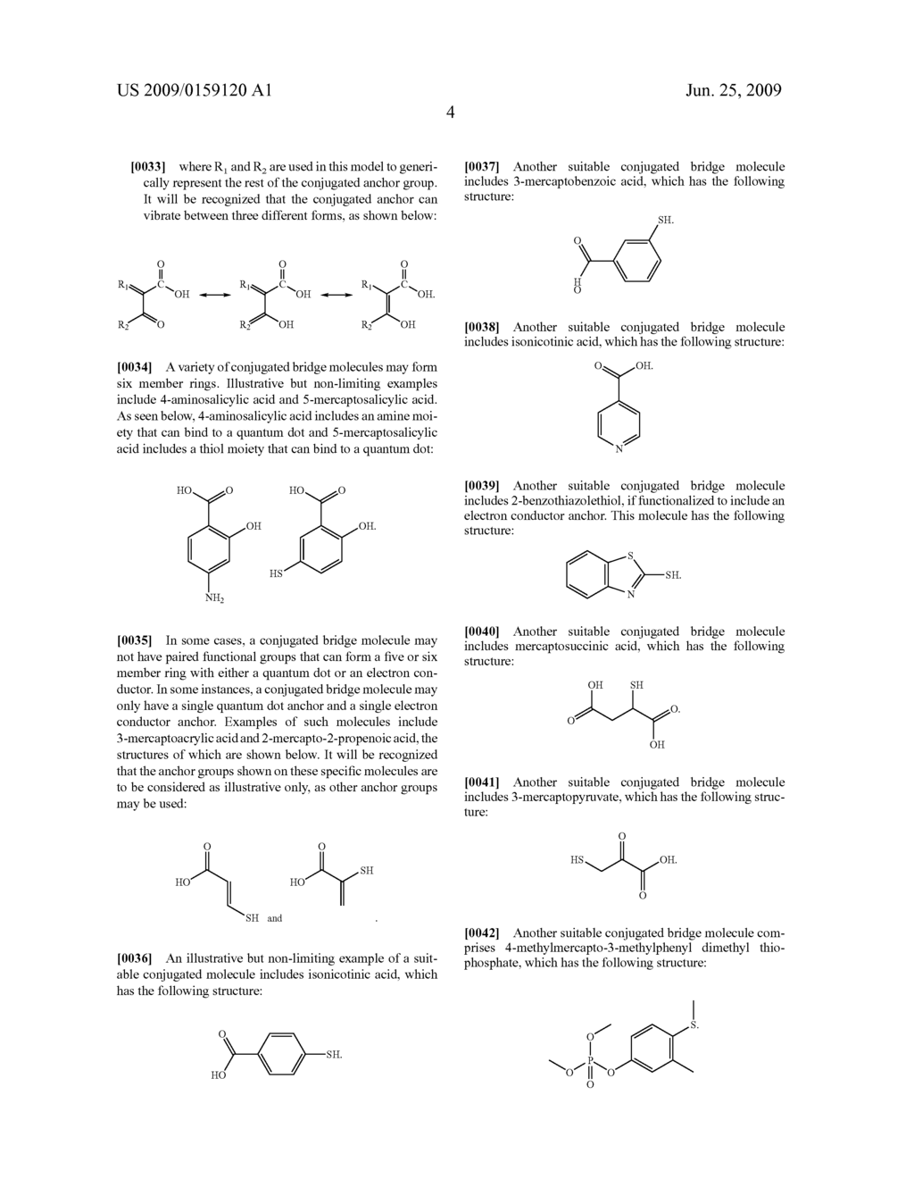 QUANTUM DOT SOLAR CELL WITH CONJUGATED BRIDGE MOLECULE - diagram, schematic, and image 11