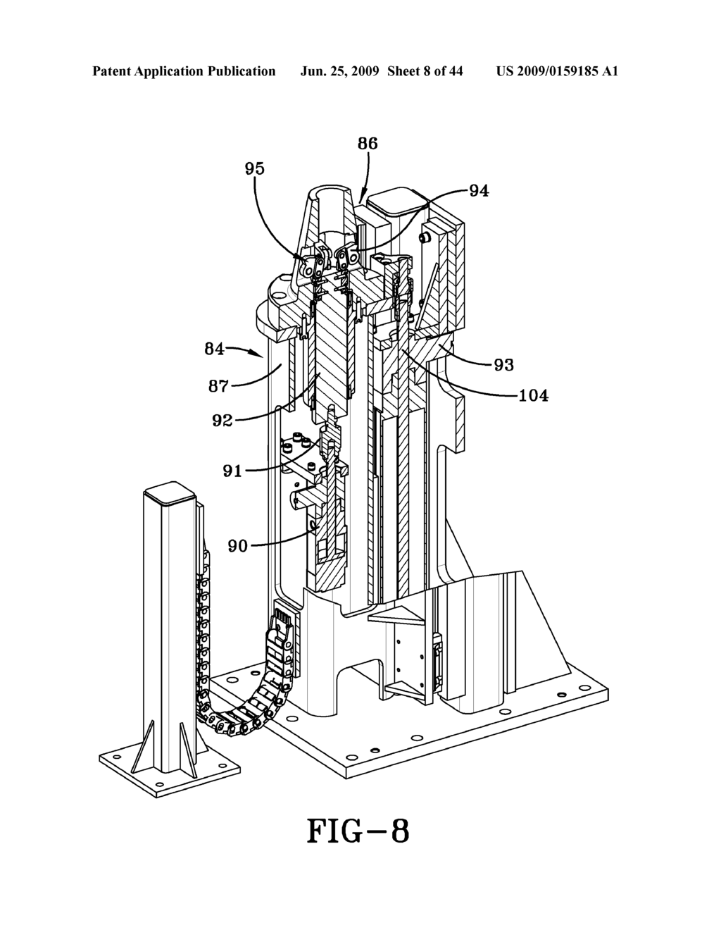 TIRE BUILDING CORE SEGMENT MANIPULATOR APPARATUS AND METHOD - diagram, schematic, and image 09