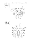 HOLDING MEMBER FOR WINDOW SCREEN diagram and image