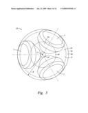 ROCK BIT WITH VECTORED HYDRAULIC NOZZLE RETENTION SLEEVES diagram and image