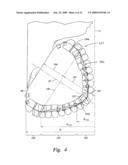 ROCK BIT WITH VECTORED HYDRAULIC NOZZLE RETENTION SLEEVES diagram and image