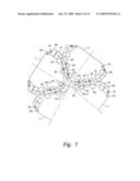 ROCK BIT WITH VECTORED HYDRAULIC NOZZLE RETENTION SLEEVES diagram and image