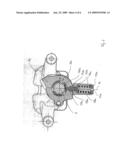 HYDRAULICALLY ACTUABLE VEHICLE BRAKE HAVING A LOCKING MEANS diagram and image