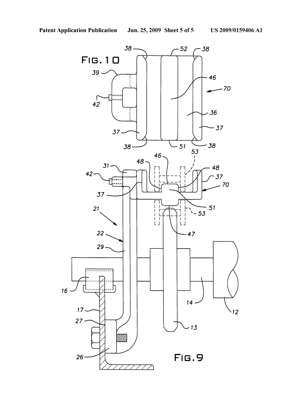 WEAR BAR ARRANGEMENT FOR CHAIN DRIVE IN DRYER - diagram, schematic, and image 06