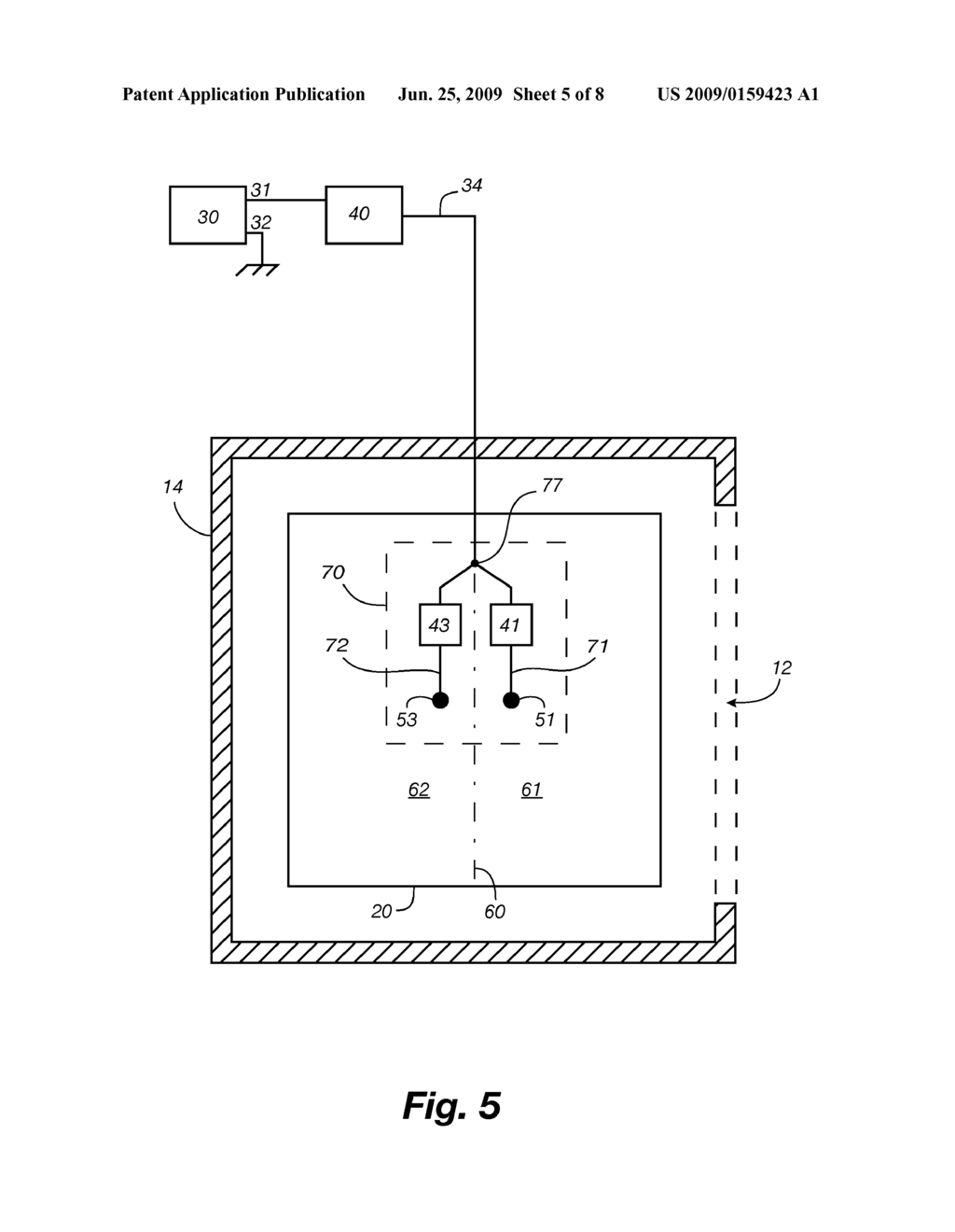 Asymmetrical RF Drive for Electrode of Plasma Chamber - diagram, schematic, and image 06