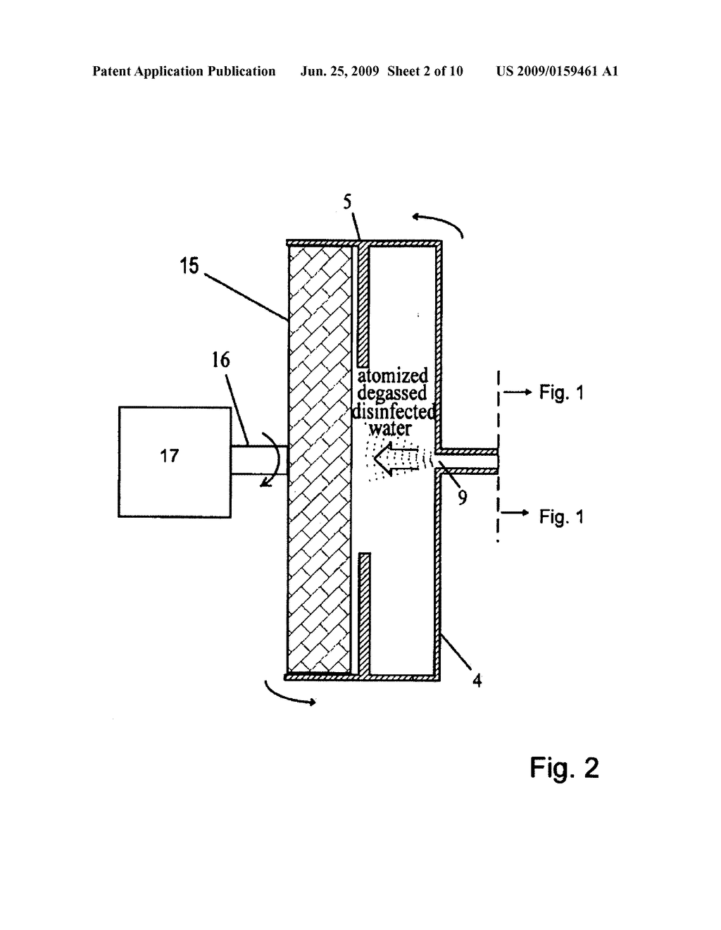 ELECTROHYDRAULIC AND SHEAR CAVITATION RADIAL COUNTERFLOW LIQUID PROCESSOR - diagram, schematic, and image 03