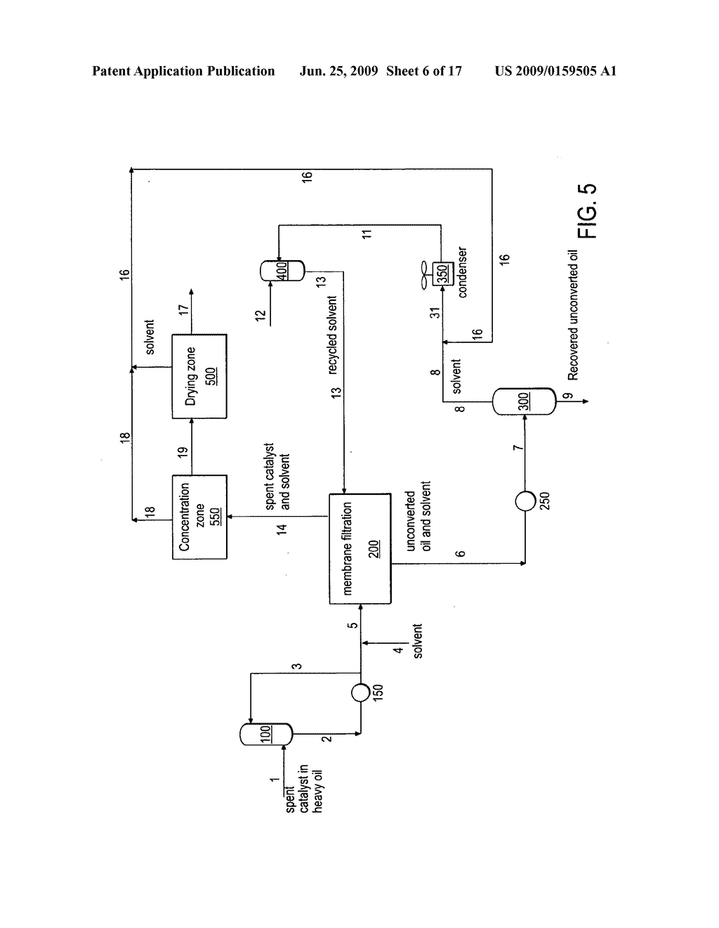 HEAVY OIL UPGRADE PROCESS INCLUDING RECOVERY OF SPENT CATALYST - diagram, schematic, and image 07