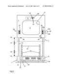 Cooking Appliance which is Mounted in an Elevated Manner diagram and image